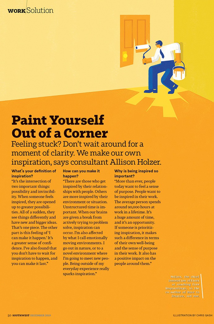 Southwest Airlines | How to get out of a creative rut at work #illustration