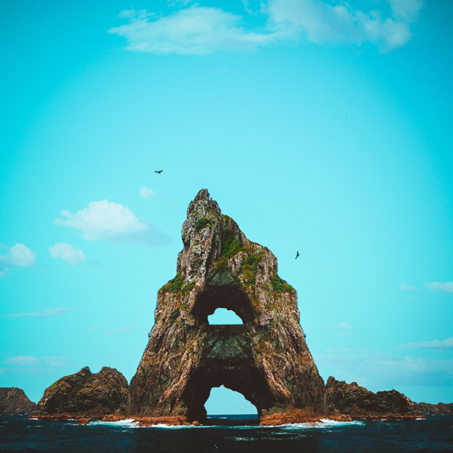 alternate mountain by Edgar Hernandez #composite #collage #albumart #mountain