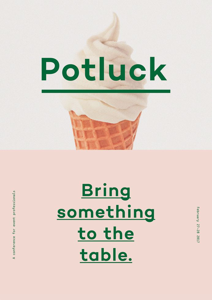 Potluck – a conference on Behance