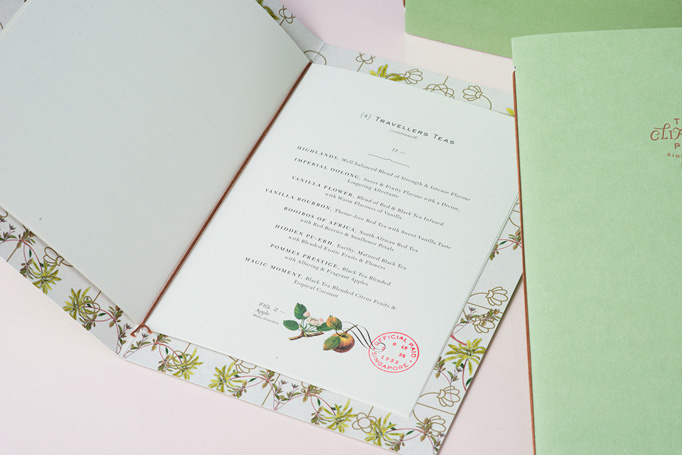 The Clifford Pier #menu #identity #print #food
