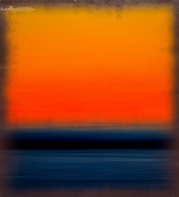 colour, rothko, orange, contrast