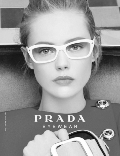 Sara Lindholm #eyewear #prada