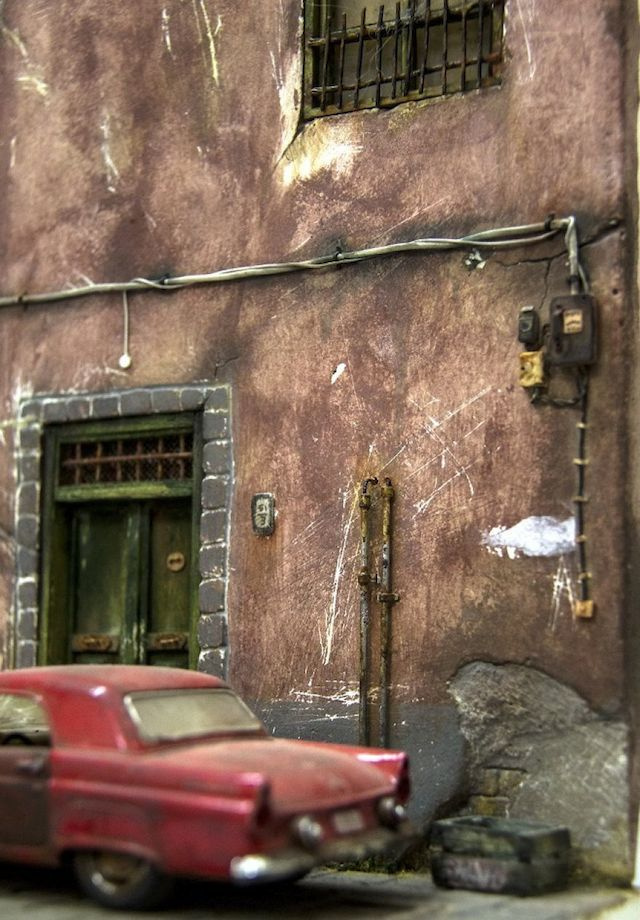 Highly Realistic Miniature Street-6 #miniature #house #art #street