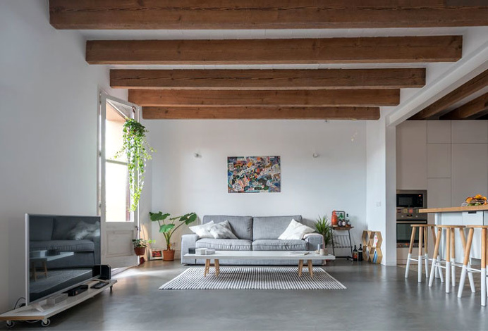 Apartment Refurbishment in Barcelona by Habitan Studio - InteriorZine