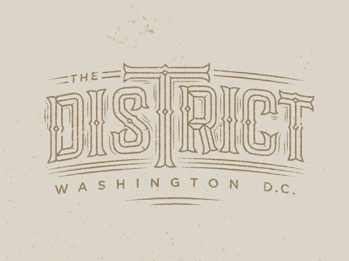 The District by Drew Ellis #lettering