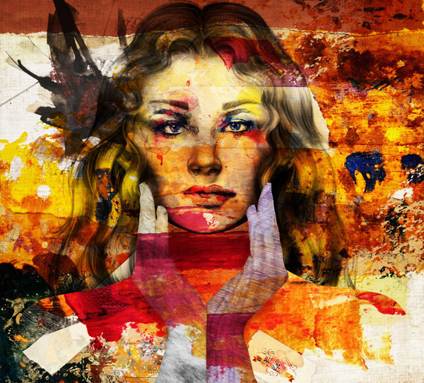 Digital painted portrait by Neil duerden