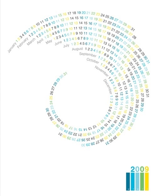 Simple Numbers, Complicated Dates: 49 Innovative Calendars #calendar
