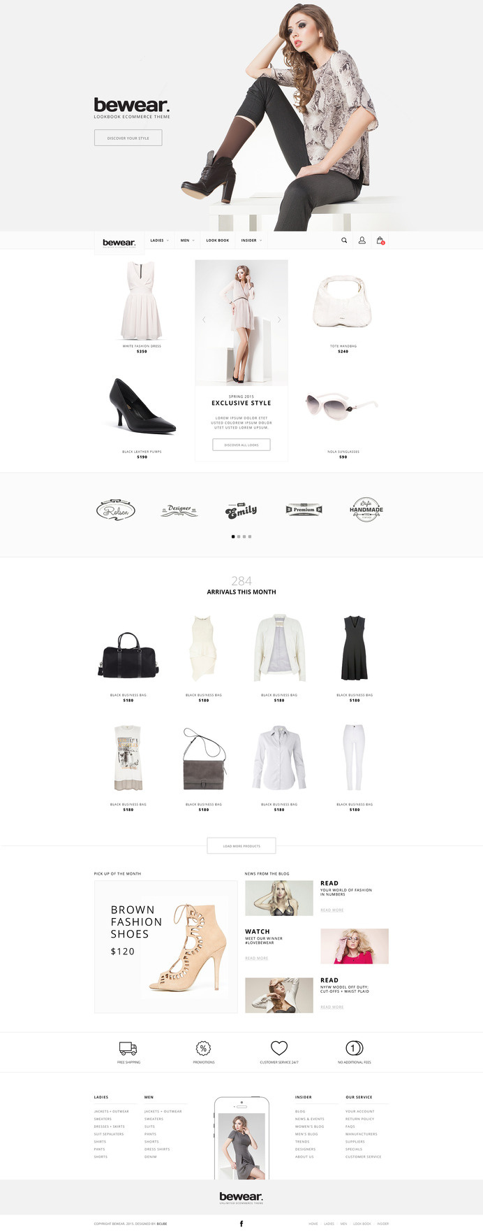 Bewear – Lookbook Style eCommerce on Inspirationde #ux #shop #design #ui #ecommerce #web
