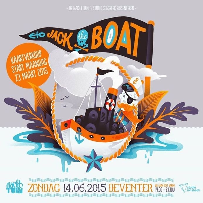 Jack the boat by Studio Wonder #wonder #illustration #studio #party