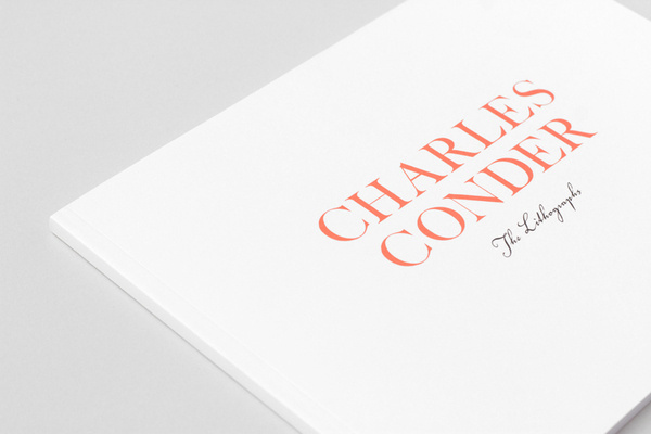 Charles Conder on Editorial Design Served #serif #print #red