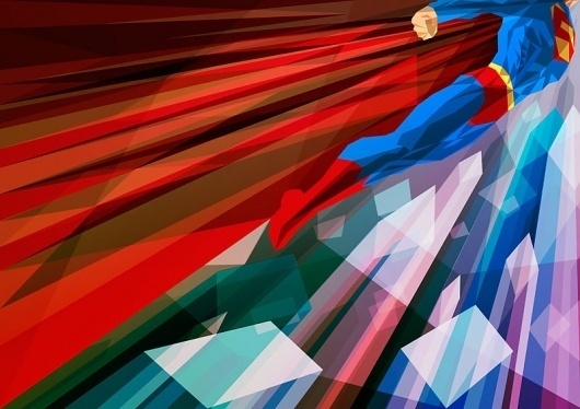 Liam Brazier illustration and animation #colourful #illustration #liam #brazier #superman