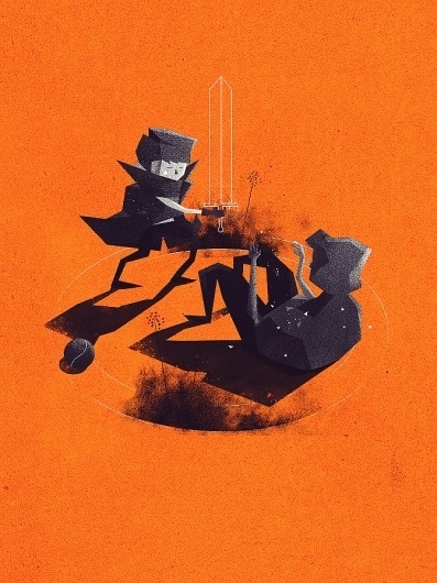 The-Invisible-Silver-Sword.jpg (670×893) #orange #dan #sword #matutina