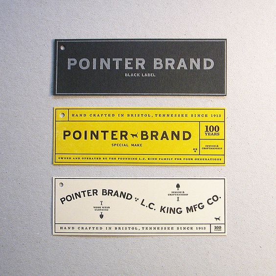Pointer Brand / letterpress by Cranky Pressman