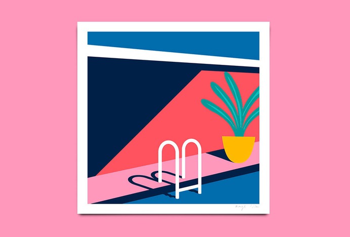 palm springs on Behance