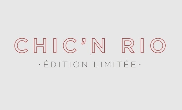 Chic in Rio logotype #dition #branding #rio #limit #cerise #brand #chic #luxe