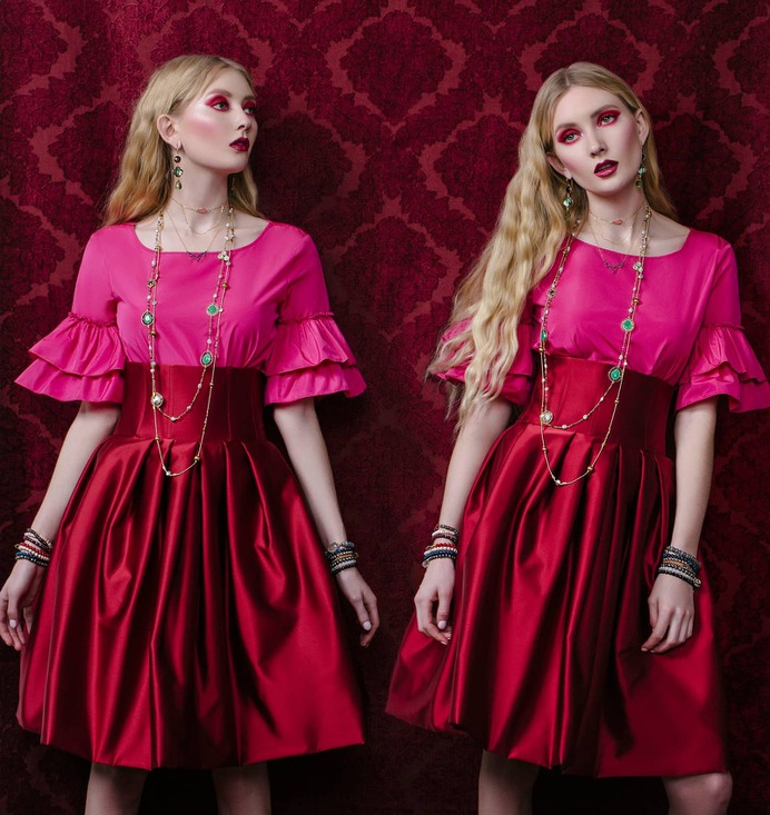 Valentine Rouge VR Campaign - Mindsparkle Mag The White Room designed the identity for the Valentine Rouge VR Campaign. Neo-Baroque inspired art direction for this jewelry campaign shoot. #logo #packaging #identity #branding #design #color #photography #graphic #design #gallery #blog #project #mindsparkle #mag #beautiful #portfolio #designer