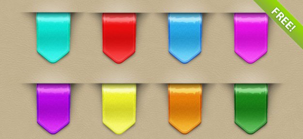 9 colorful web ribbons Free Psd. See more inspiration related to Ribbon, Web, Graphic, Colorful, Ribbons, Elements, Clean, Simple, Web elements, Graphic elements, Horizontal and Stylish on Freepik.
