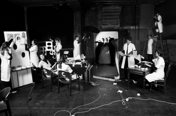photo, work, black and white, studio, creative