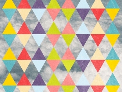 Dribbble - Flying Triangles by Florin Gorgan #flying #abstract #print #triangles