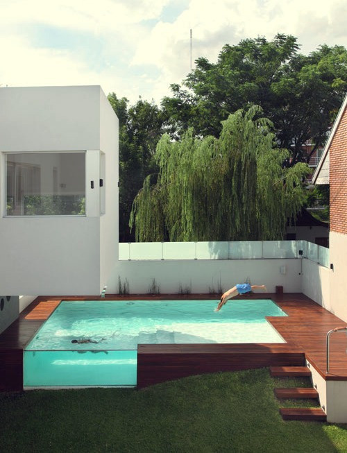 Standing Elements #pool #architecture