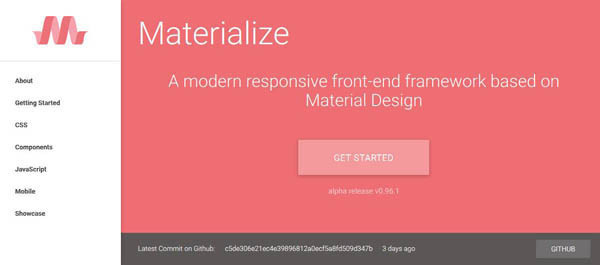 Google Material UI Design Frameworks