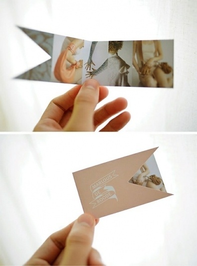 design / business card #fold #card #business #diecut