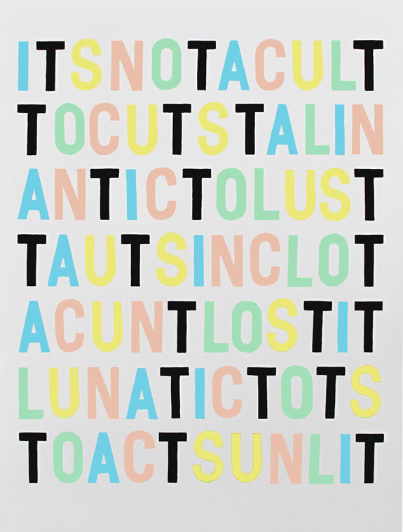 IT'S NOT A CULT #design #graphic #typography