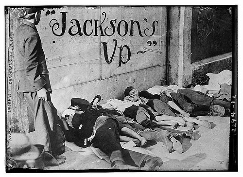 Baseball deadheads, Cleveland (LOC) | Flickr - Photo Sharing! #type #old #photo #typography