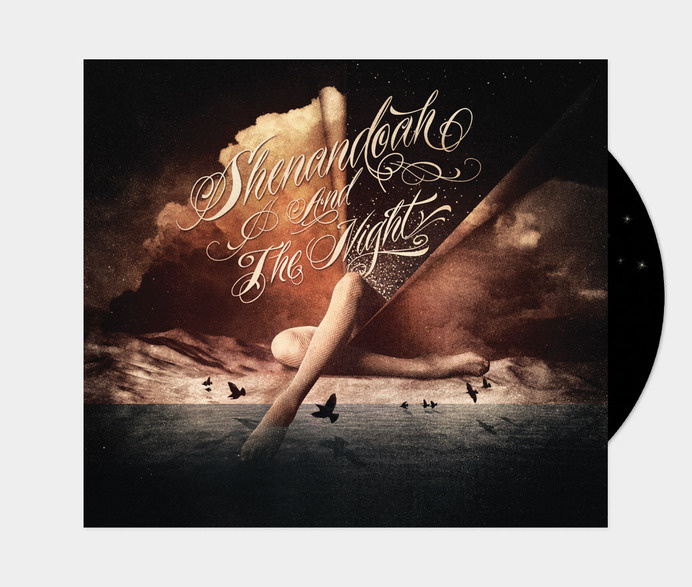 Shenandoah and the Night - Stephanie Butterworth #music #photomontage #collage #branding