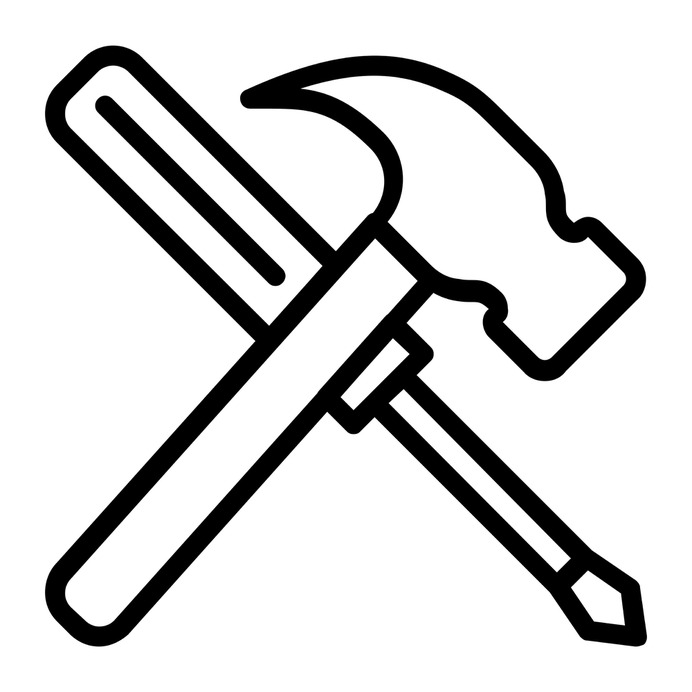 See more icon inspiration related to hammer, construction, screwdriver, improvement, home repair, tools and construction and tools on Flaticon.