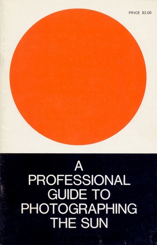 A Professional Guide to Phographing the SUn #design #graphic #book #covers #cover