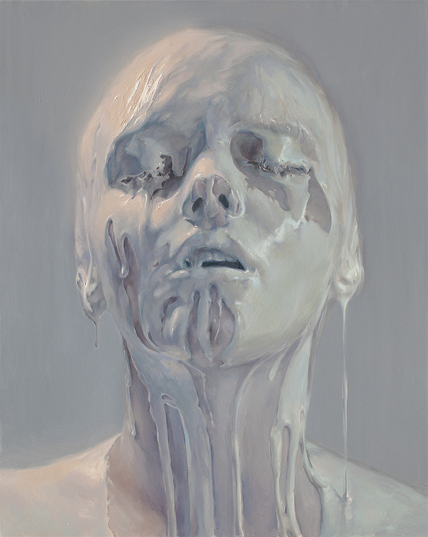phytos:nnIvan Alifan - Porcelain Skin, oil on canvas, 2012 #porcelain #woman #art