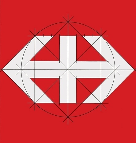 xUwct.jpg (444×465) #mark #hans #hartmann #geometric #grid #brand #logo