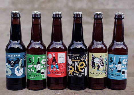 Partizan Brewing Labels #packaging #beer #label #bottle