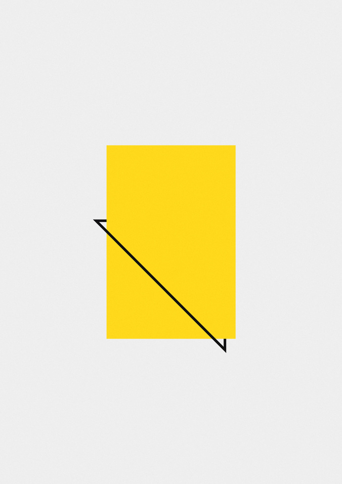 pocket #shapes #minimalist #yellow #geometry