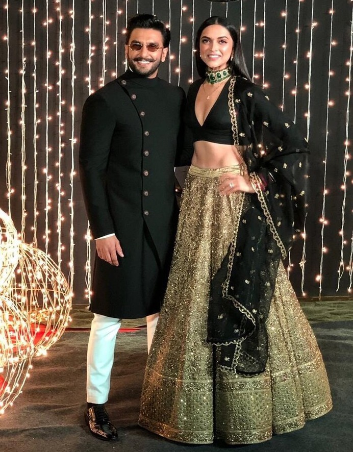 Deepika Padukone wedding reception outfit