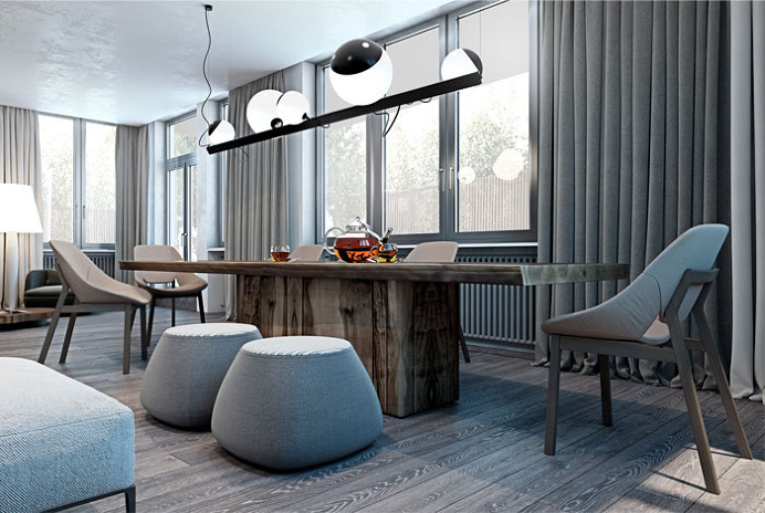 Apartment in Kiev by Diff.Studio