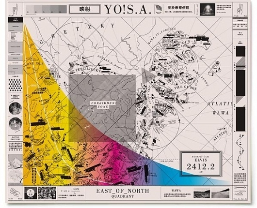 Paul Sahre: Selected Work: Future Map #design #graphic #map #future #paper