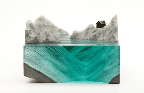 Varia — Design & photography related inspiration #ocean #sculpture #concrete #water #wave #glass #sea #art #object