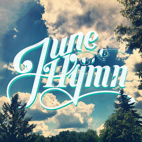 heres aÂ hymnÂ to welcome in the day #design #letter #illustration #decemberists #hand #typography