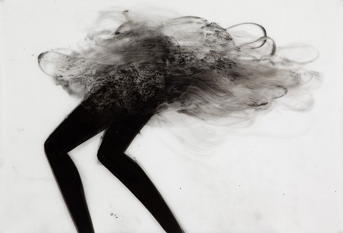 Cathy Daley, Untitled #21, From the Dance Series 2010, Oil Pastel on Vellum