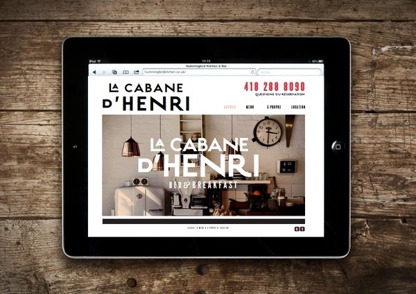 La cabane d'Henri on Behance #design #graphic #identity