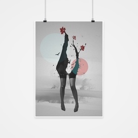 Find me in the wasteland of your mind. #abstract #poster #manipulation #photoshop #A3 #print #birds #legs #minimalist #wallart #design #huma