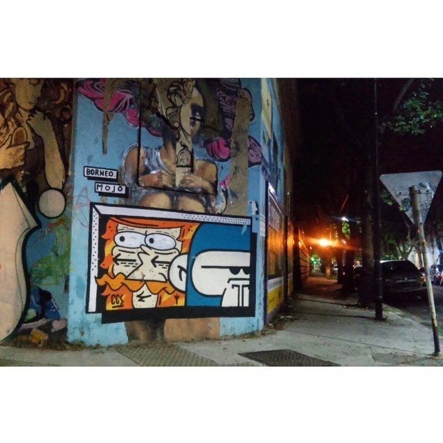 Borneo and Mojo // Buenos Aires, Argentina #buenosaires #streetart #street