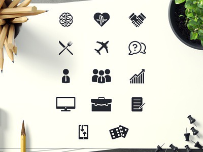 Project Forex Business Themed Icon Set Design graphic design vector illustration business icons business icon pack socialmedia social media instagram icon design iconography icon set icons icon forex trading forex