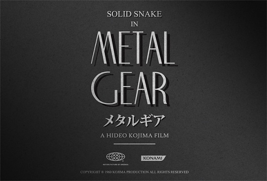 Movie titles - Bao Office #movie #white #and #design #black #gear #video #titles #film #metal #game #typography