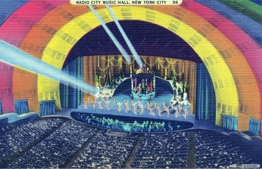 radiocitypostcard.jpg 1,541×996 pixels #radio #theater #city #music #hall #york #postcard #new