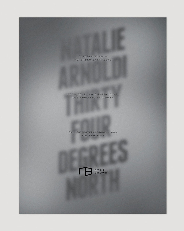 Natalie Arnoldi — Thirty Four Degrees North Kyle LaMar #cover #poster #typography