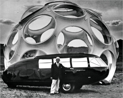 Deus Ex Machina: Bucky's Car #white #whi #black #cars #and #buckminster #fuller