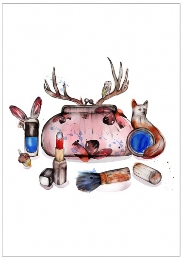 verónica ballart lilja #inspiration #illustration #makeup